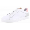 AQA A7665 Witte sneaker met roze en taupe accent