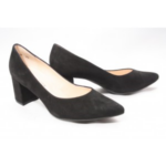 Peter Kaiser 47611 Zwart suede pump, Birte 45 mm