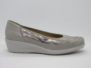Ara 1240617 Ballerina sleehak Grijs zilver H