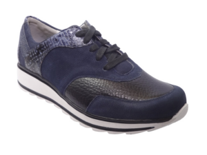 622520 Blauw/ zwart K veter Durea