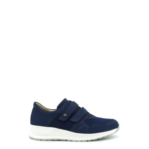 Finn comfort- 03614 Udine Blauw sneaker met klittenband