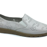 Jana 24603 Grijs zilveren moccassin