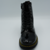 Shiny Black Biker boot lak re21w010