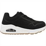 Skechers UNO Sneaker zwart met witte zool