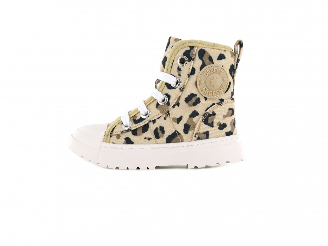 Helder op Pessimistisch gordijn Biker camel panter print Shoesme