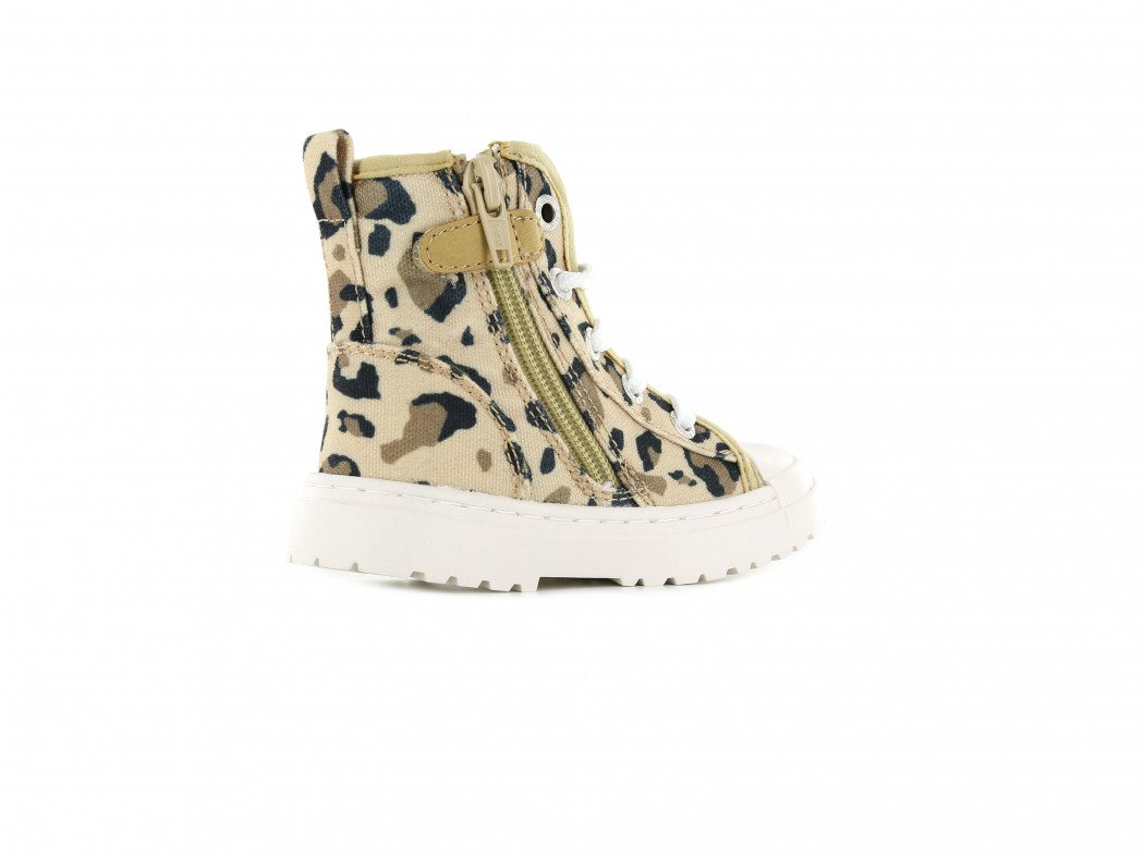Biker camel panter print Shoesme