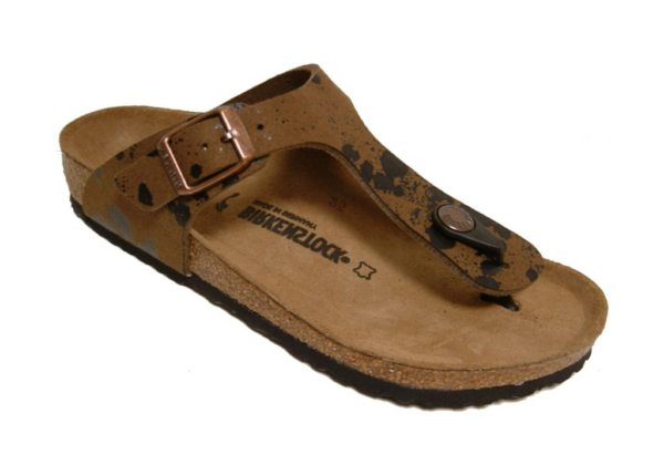 011458 Spray brown teenslipper smal Birkenstock
