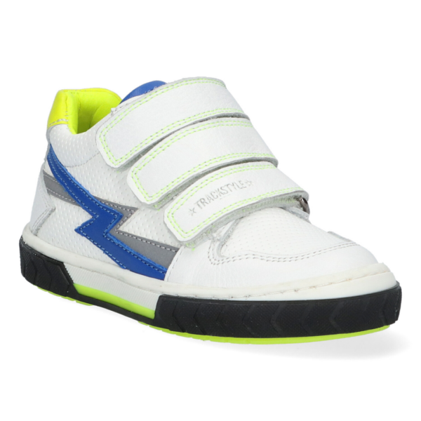 Coen Coker white blauwe stripe track style 322320