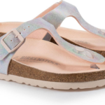 1021335 Gizeh mf iridescent roze regular Birkenstock