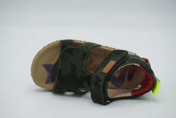 Camouflage groene sandaal S088-A Shoesme