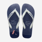 4137126 Top nautical blauw wit bandje Havaianas