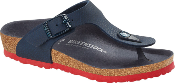 122156 Gizeh blue red Normaal Teenslipper Birkenstock