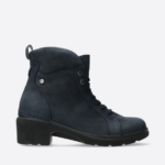 0278011 midi blauw veterlaarsje Wolky