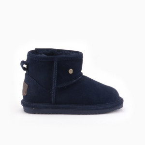 1099 Wallaby kids suede black Warmbat