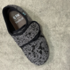 11189 Geneve zwart zilver print stretch q fit
