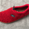 3567 Cato Wol rood pantoffel Q fit