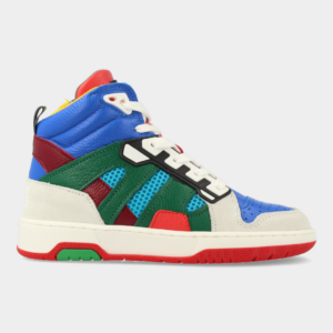 13693 Green combi sneaker multi Red-Rag