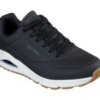52458/blk Uno Black stand on air witte zool Skechers 524582