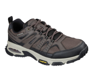 237214 skech air envoy brown black outdoor Skechers