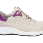 6283 H off white Taupe/ lilla viola Durea