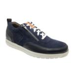 2085 Blauwe sneaker met witte veter H Gijs