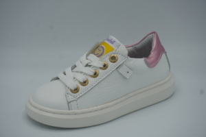 42764 witte sneaker met roze accent Develap