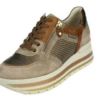 Panthea taupe bron sneaker Meophisto