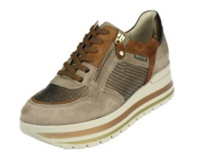 Panthea taupe bron sneaker Meophisto