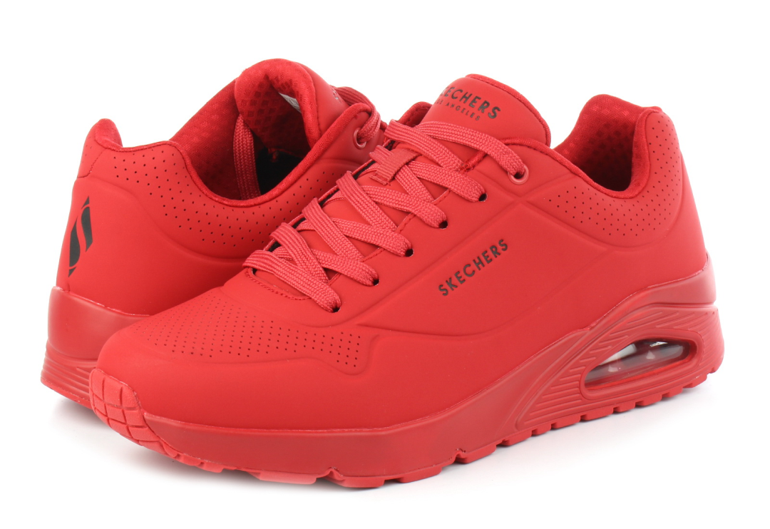 skechers in red