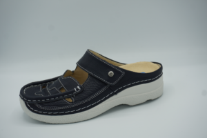 0623420 Roll slide Talaria denim blauw Wolky