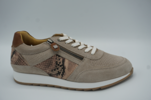 342.016 Beige sneaker H print Helioform