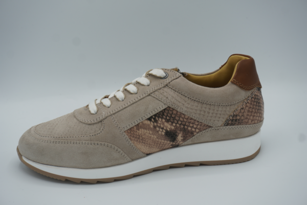 342.016 Beige sneaker H print Helioform