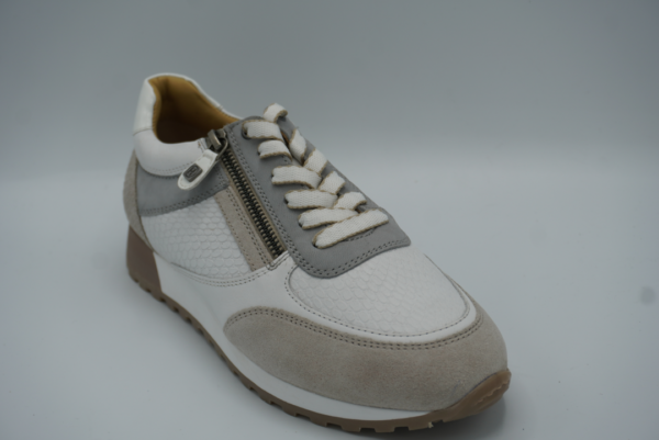 293.008 Wit Grijs beige H sneaker Helioform