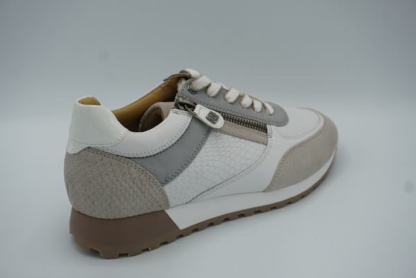 293.008 Wit Grijs beige H sneaker Helioform