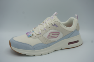 149947 skech air court cool avenue white blauwe Skechers