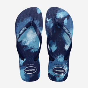 Top camu navy blue slipper Havaianas