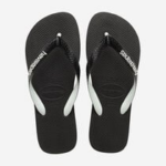 4115549 nTop mix zwart zwart/wit bandje Havaianas