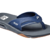 Reef Fanning navy shadow slipper