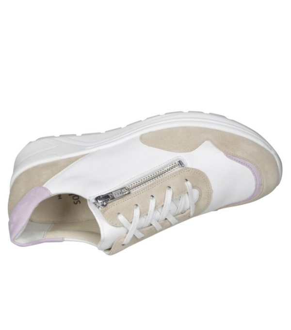 46020 Holly H wit taupe lila sneaker Solidus