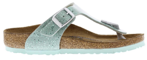 1015775 Groen glitter Gizeh slipper