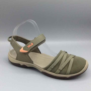 1108937 GROEN DICHTE NEUS Sandalen