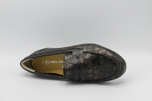 309.003 Moccassin Zwart brons H Helioform