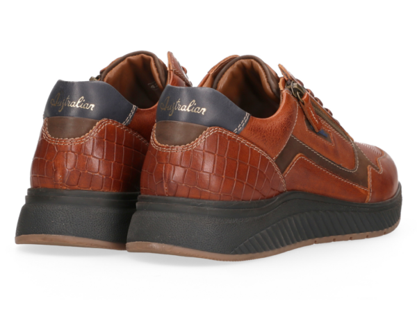 1607 Hatchback cognac zwart sneaker Australian