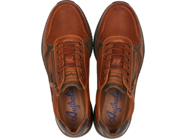 1607 Hatchback cognac zwart sneaker Australian