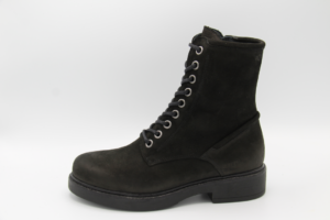 A8441 Zwart gevet lederen bikerboot AQA