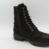 A8441 Zwart gevet lederen bikerboot AQA