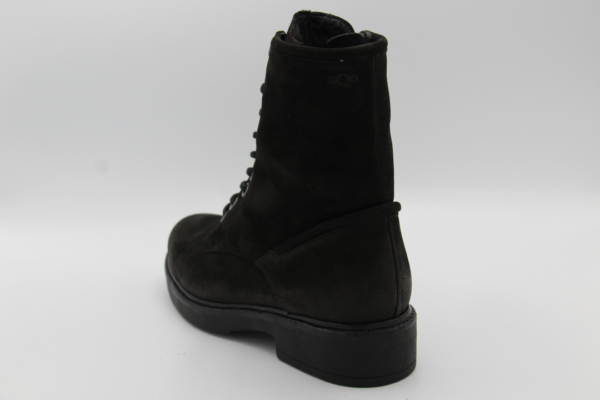 A8441 Zwart gevet lederen bikerboot AQA