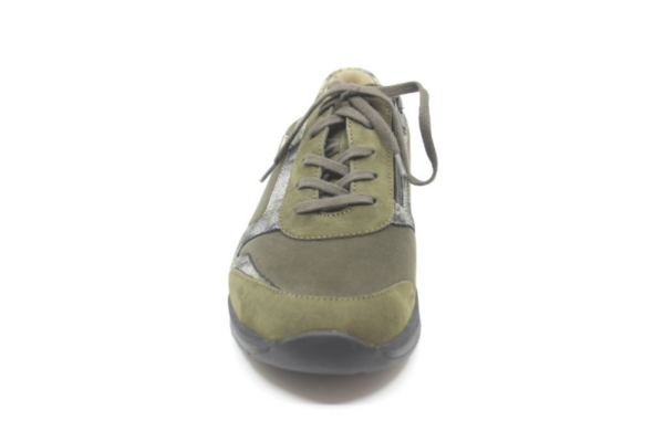 05067 Mori Groen stretch veterschoen Finn