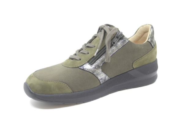 05067 Mori Groen stretch veterschoen Finn