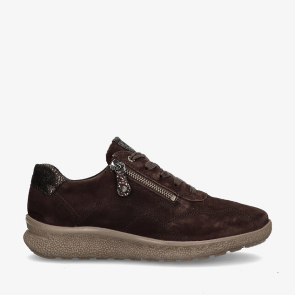 162 1602 Rap shoe K Bruin suede Hartjes